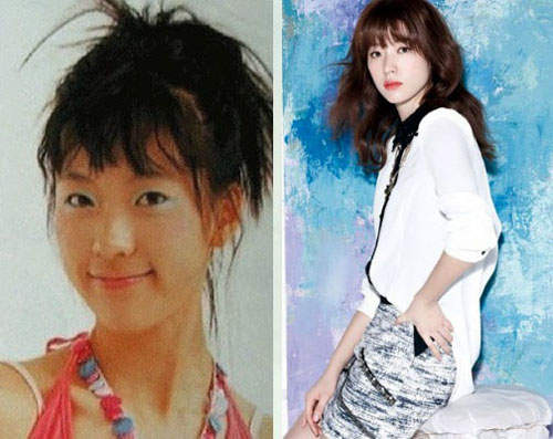 《韓孝珠的青澀照》小時候就是氣質美人啦～