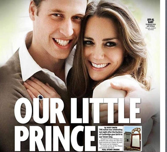 英國王妃生了  記者終於鬆一口氣了 英國王妃生了  記者終於鬆一口氣了