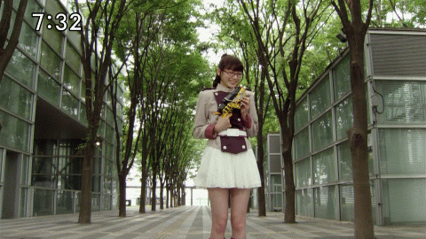 饭丰万理江 兽电战队强龙者之强龙紫可爱参上