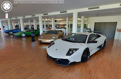 超夢幻《Lamborghini博物館》用Google地圖也能逛囉 超夢幻《Lamborghini博物館》用Google地圖也能逛囉