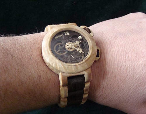 達人打造超精密《木造手錶》有種好潮好潮的全新時尚FU