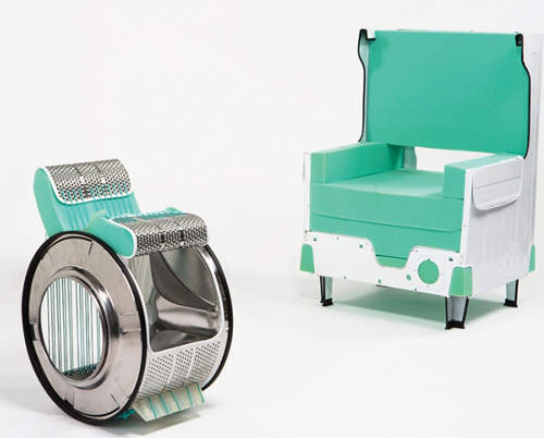 老舊《洗衣機大變身》DIY也能改裝成超時髦造型椅～