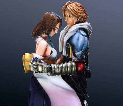 FFX男女主角PLAY ARTS改模型 放水裡就能重現那經典的一幕? FFX男女主角PLAY ARTS改模型 放水裡就能重現那經典的一幕?