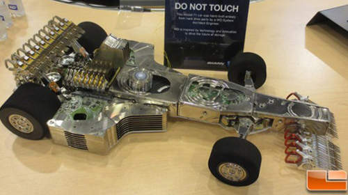 老舊硬碟DIY  改裝也能變身超帥氣F1賽車
