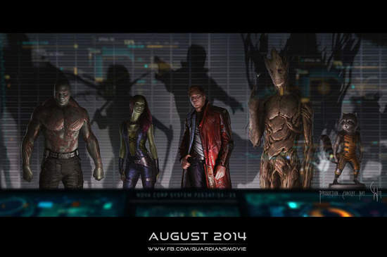 《銀河守護者》ComicCon全員集合 角色概念圖首次披露