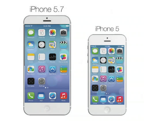 進擊版5.7吋iPhone巨無霸手機　總有一天等到你～（指）