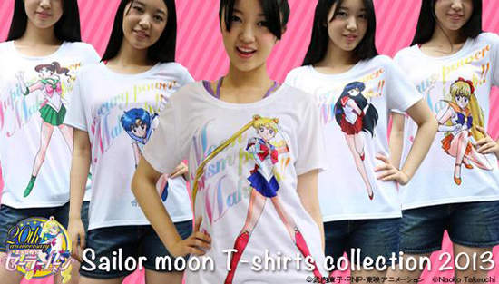 《美少女戰士》動畫T-shirt登場 《美少女戰士》動畫T-shirt登場