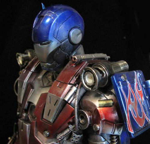 戰爭柯博文機器 變形金剛配色素人塗裝改造版 戰爭柯博文機器 變形金剛配色素人塗裝改造版