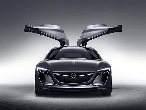 《Opel Monza概念車》帥氣車門等不及要先打開囉~ 《Opel Monza概念車》帥氣車門等不及要先打開囉~