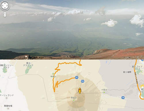 滑鼠鍵盤裝備好～準備用Google街景攻頂「日本富士山」啦～(鬥志)