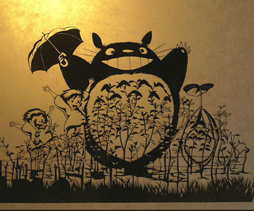 長屋明的剪紙世界　像流線般自由奔放的驚人作品