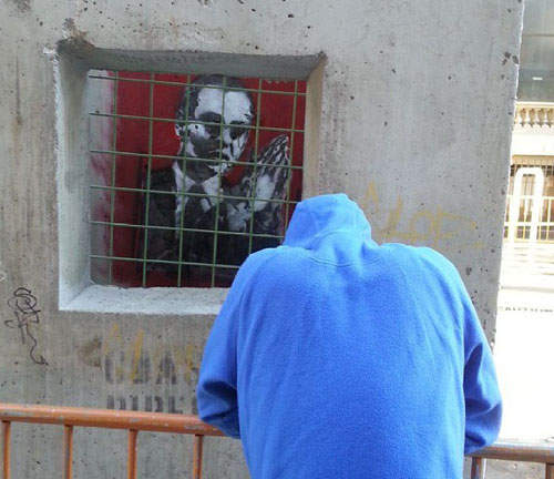 粉絲的《街頭藝術互動照》你們應該是來亂的吧XD？