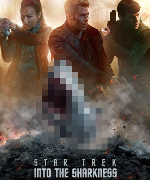 《惡搞電影海報》這到底關鯊魚什麼事啦 XD