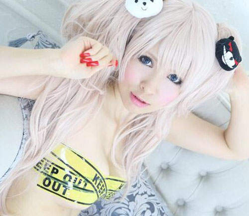 さくらえま 江之島盾子的豐滿COSPLAY さくらえま 江之島盾子的豐滿COSPLAY
