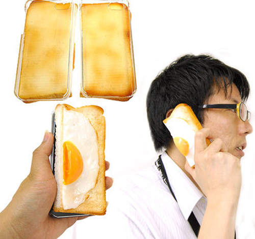 超擬真《吐司蛋哀鳳保護殼》滿滿焦香味讓人想一口咬下~www