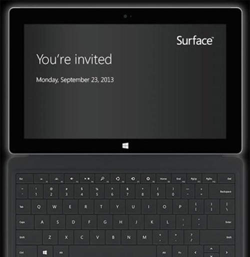 全新微軟二代Surface 2平板要來了  9月23日正式發佈 全新微軟二代Surface 2平板要來了  9月23日正式發佈