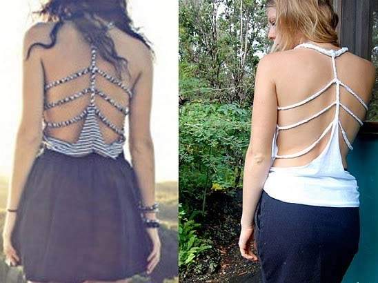 自己做《性感露背裝》綁一綁就變出來~ 自己做《性感露背裝》綁一綁就變出來~