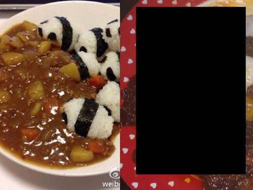 萌爆《熊貓咖哩》好多圓仔就變成這樣子(￣３￣)a　