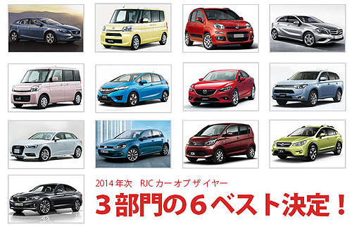 2014《日本RJC年度風雲車》得獎的是......