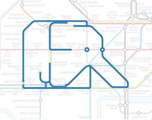《倫敦地鐵》秘密藏著 22 種可愛動物☆ 《倫敦地鐵》秘密藏著 22 種可愛動物☆