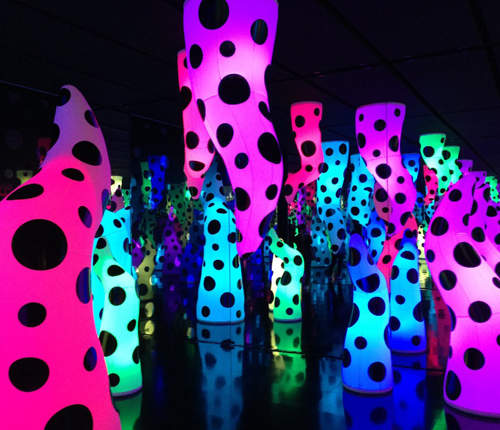 《草間彌生×六本木Hills》點點啤酒花園＆作品同時展開