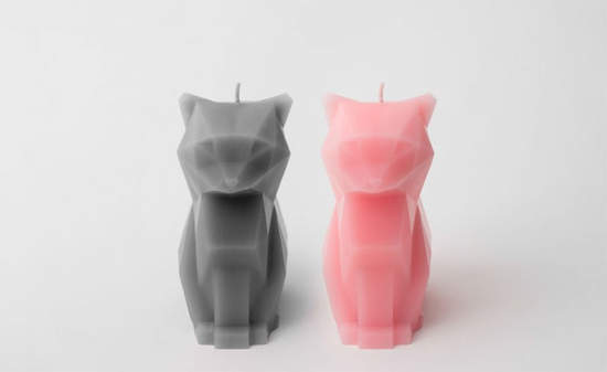 《惡魔的貓蠟燭》燒完就剩骨頭～喵