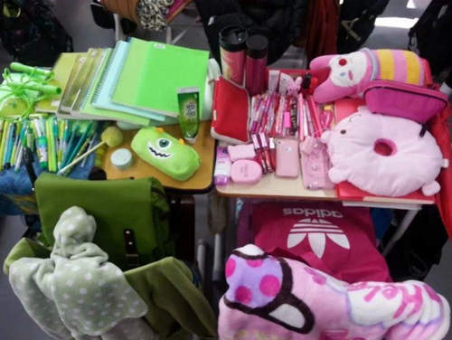 韓國女高中生的《書桌PK》顏色控通通現身啦～