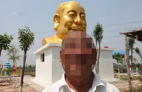 洛陽《大背頭彌勒佛》真人現身?! 洛陽《大背頭彌勒佛》真人現身?!