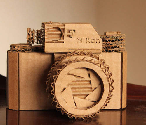 打造超逼真《Nikon紙板相機》是你廢物利用的絕佳好去處~ 打造超逼真《Nikon紙板相機》是你廢物利用的絕佳好去處~