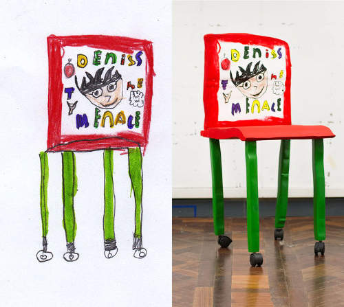小朋友的塗鴉實體化　天馬行空的椅子設計也可以忠實呈現