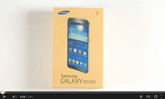 Samsung Galaxy Round首發「可彎曲螢幕手機」開箱影片釋出 Samsung Galaxy Round首發「可彎曲螢幕手機」開箱影片釋出