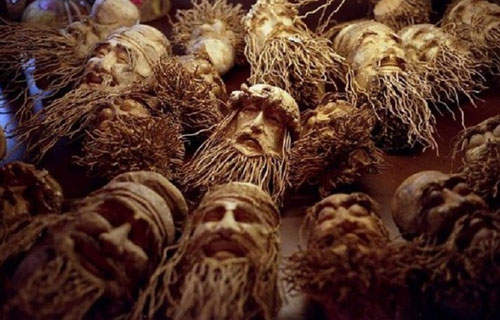 人臉《竹爺爺》這該說他們看起來很和藹還是詭異呢？