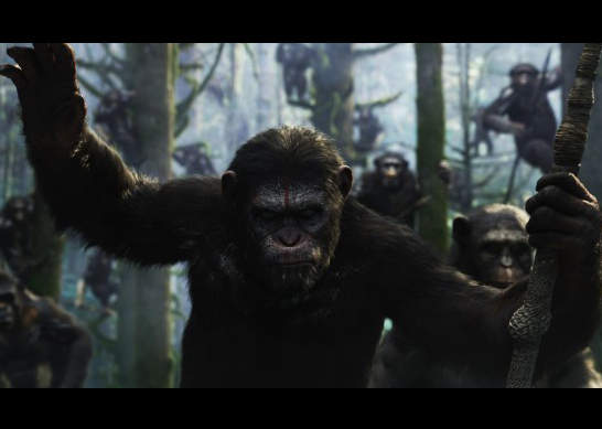 《猩球崛起》續集《猩球黎明》 猩猩與人類的戰爭持續著