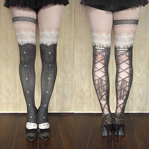 《馬甲絲襪》所以是穿在腿上還是身上性感呢？