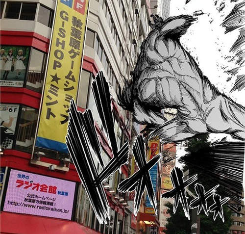 《進擊的巨人拍照式》日本的調查兵團與巨人在秋葉原大戰！？