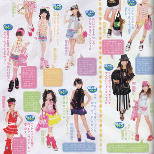 日本小學生雜誌推薦的《年級別穿搭》好像哪裡怪怪的...