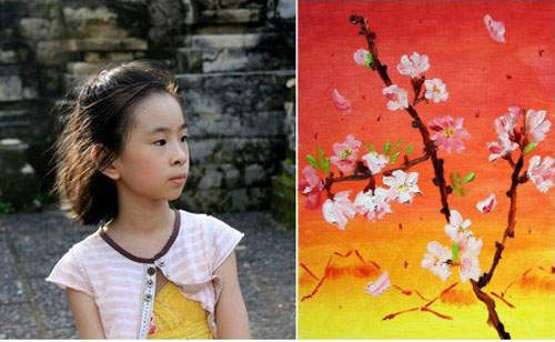 10歲《朱嘉儀》超水準油畫小神童