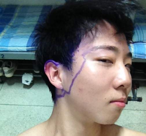 網友《紫藥水染髮》結果變成爆「紫」筋？！