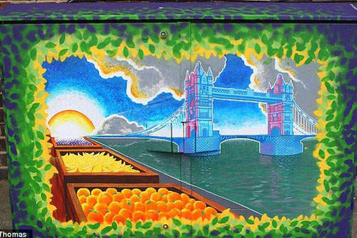 倫敦《變電箱藝術》想要展現當地的特色就靠他們了 倫敦《變電箱藝術》想要展現當地的特色就靠他們了