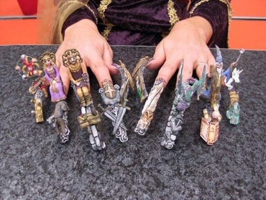超強《藝術美甲》這些指甲有辦法做事嗎? 超強《藝術美甲》這些指甲有辦法做事嗎?