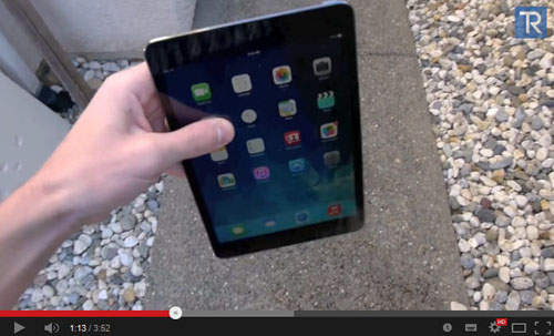 最新iPad mini 2 Retina死亡耐摔測試   正面還是杯具了... 最新iPad mini 2 Retina死亡耐摔測試   正面還是杯具了...