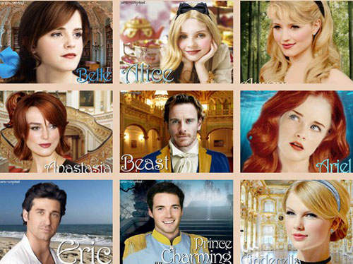 《明星版迪士尼公主》~真人版電影請找他們拍