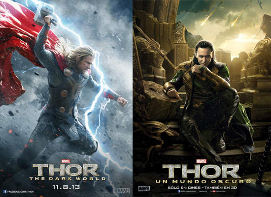 《雷神索爾:黑暗世界》氣勢十足角色海報 《雷神索爾:黑暗世界》氣勢十足角色海報