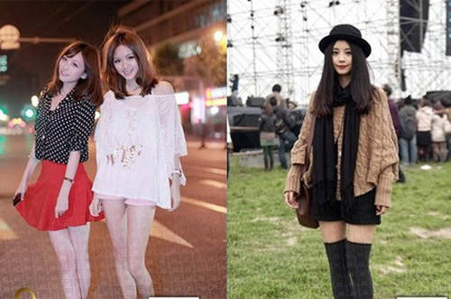 大陸《街拍美女》好多長腿正妹>///<