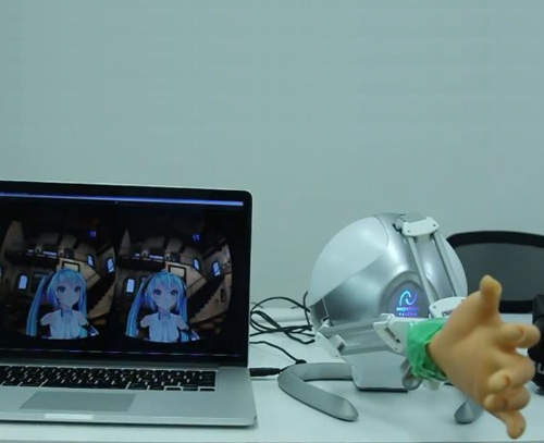 初音握手機 頭戴立體顯示器實現了前所未有的〝體驗〞 初音握手機 頭戴立體顯示器實現了前所未有的〝體驗〞