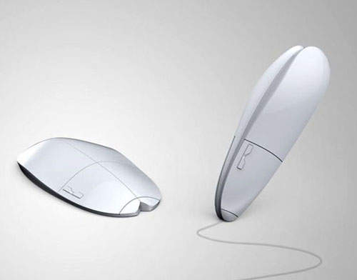 超怪奇《二合一摺疊滑鼠筆》　滑一滑還可以拿來邊寫字