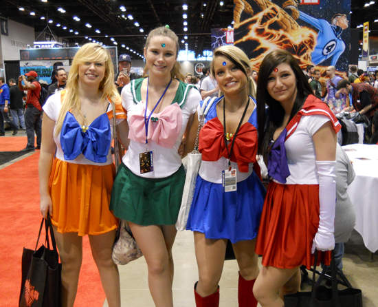 《芝加哥動漫展cosplay》美少女戰士歷久不衰啊～