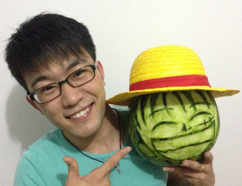 《合肥西瓜君》航海王角色通通刻出來~ 《合肥西瓜君》航海王角色通通刻出來~