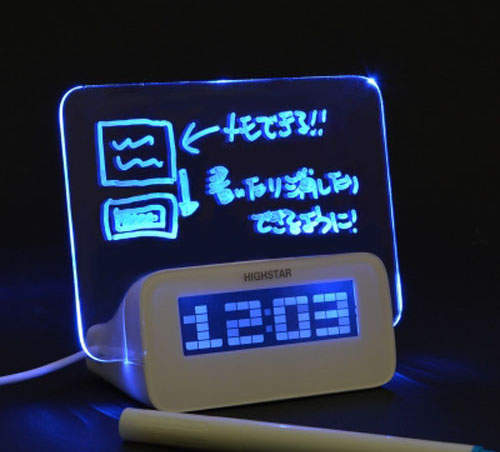 日本《透明留言板鬧鐘 》 想說什麼填上去就對了... 日本《透明留言板鬧鐘 》 想說什麼填上去就對了...