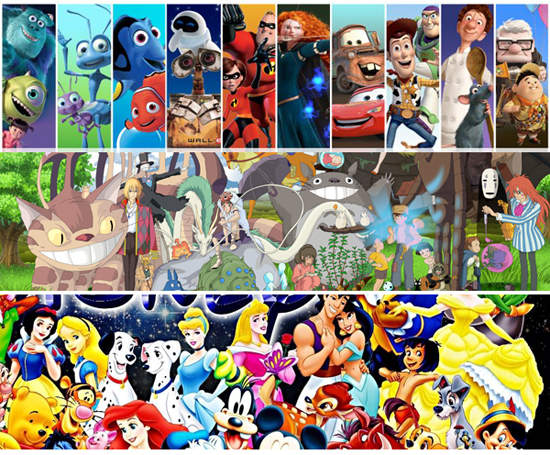 英雜誌《25部最佳動畫電影》排行榜 英雜誌《25部最佳動畫電影》排行榜